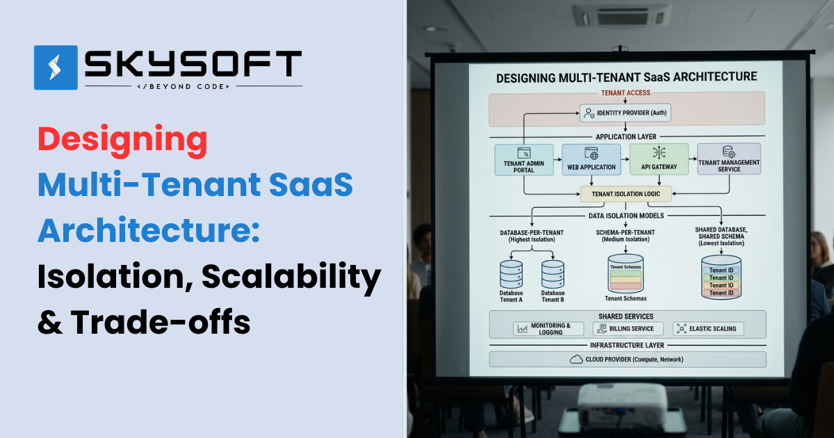 Designing Multi-Tenant SaaS Architecture
